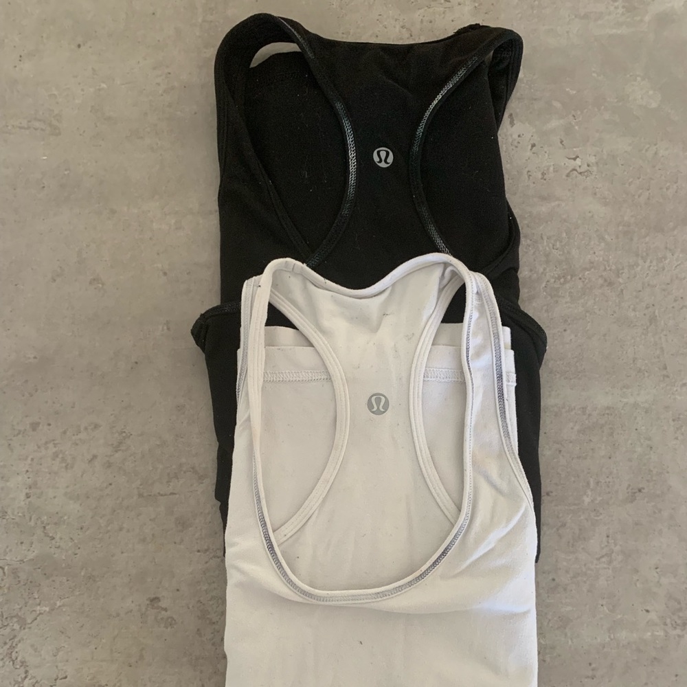 Set of TWO Lululemon Cool Racerback tanks